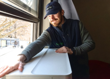 How a Rhode Island apartment building for seniors installed 277 heat pumps in just 12 days